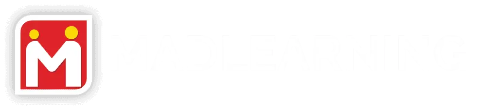 MAD LEARNING logo - dark mode